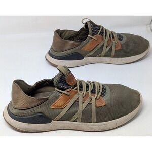 OluKai Mio Li Men's Size 9.5 Athletic Sneakers Hunter Green Lava Rock 10440-HGLR